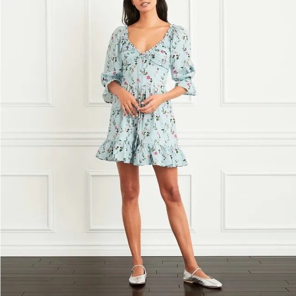 Hill House Dresses & Skirts - NWOT Hill House Home Samantha Nap Dress in Pond Floral Size S